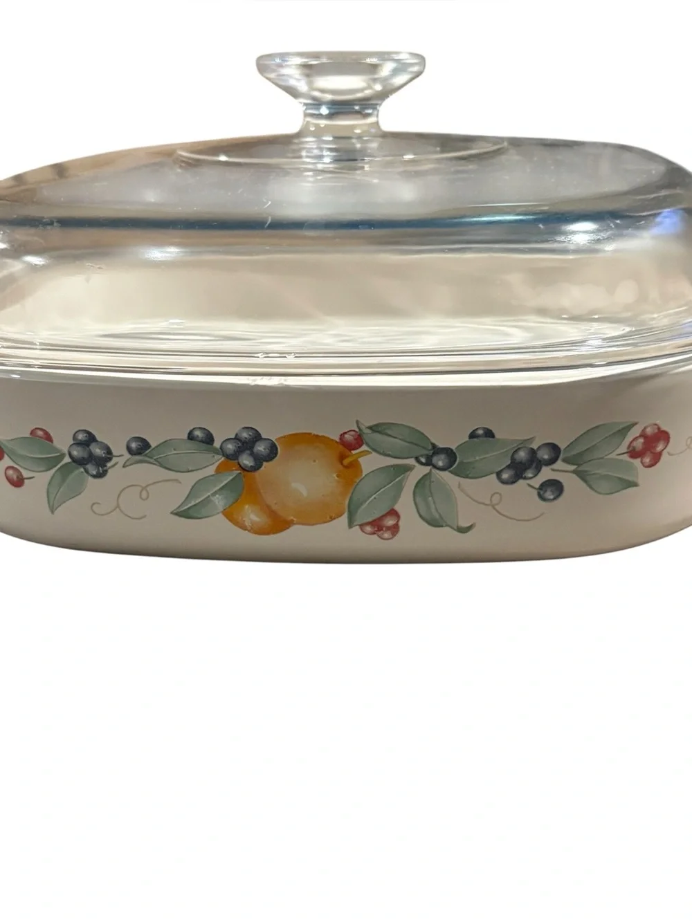 CorningWare A-10-B 2.5L Abundance Pattern Casserole Dish With Lid